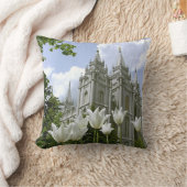 SLC LDSの寺院の枕 クッション (ブランケット)