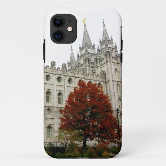 SLC LDSテンプルアイフォンケース Case-Mate iPhoneケース (裏面)