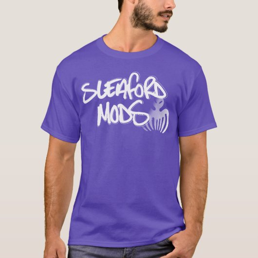 Sleaford Mods ダサかっこいい Shir一家デザイン Tシャツ (正面)
