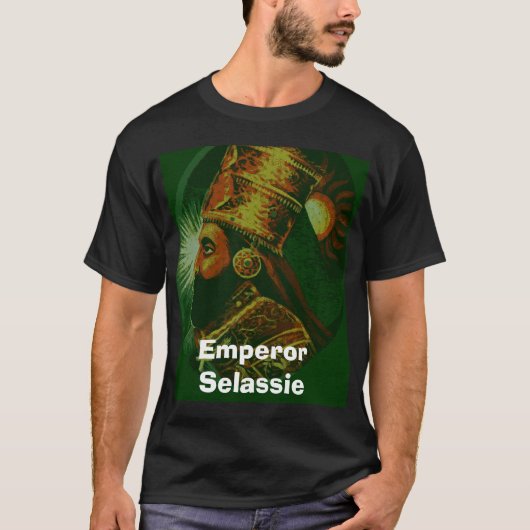 Sleassieの皇帝Selassie Tシャツ (正面)
