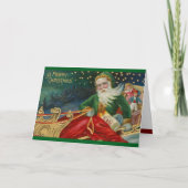 Sledの懐かしいクリスマスサンタ(カスタム) シーズンカード (正面)