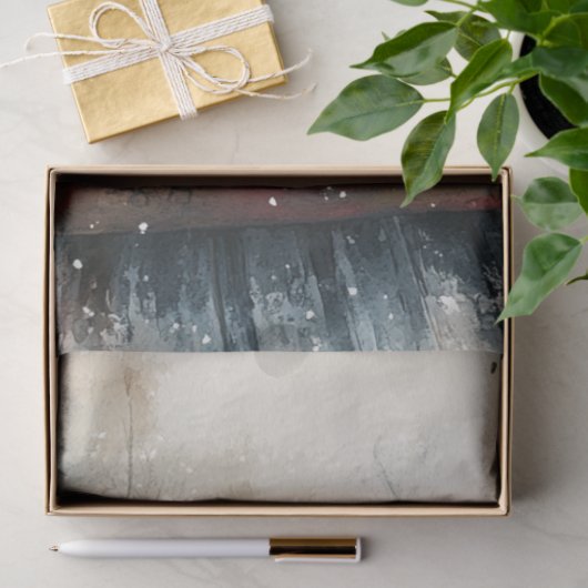 Sled上の切り離しヴィンテージ雪だるま 薄葉紙 (ギフト)