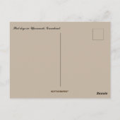 Sled Dogs in Upernavik Greenland ポストカード (裏面)