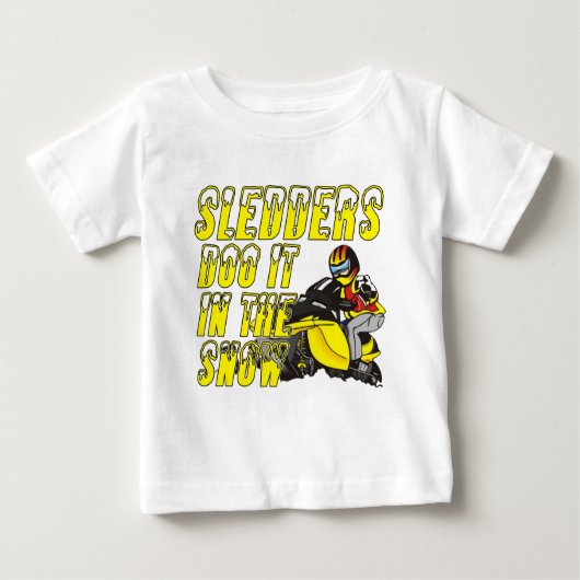SledderDooDesign ベビーTシャツ (正面)