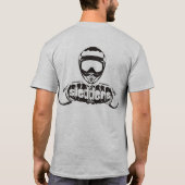 "Sledders.comの若い野生の自由な"灰色のTシャツ Tシャツ (裏面)