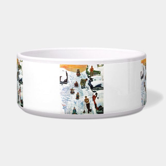 Sledding、掘ること ボウル (正面)