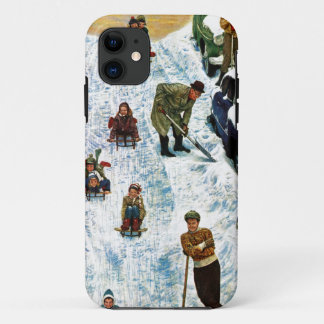 Sledding、掘ること iPhone 11 ケース