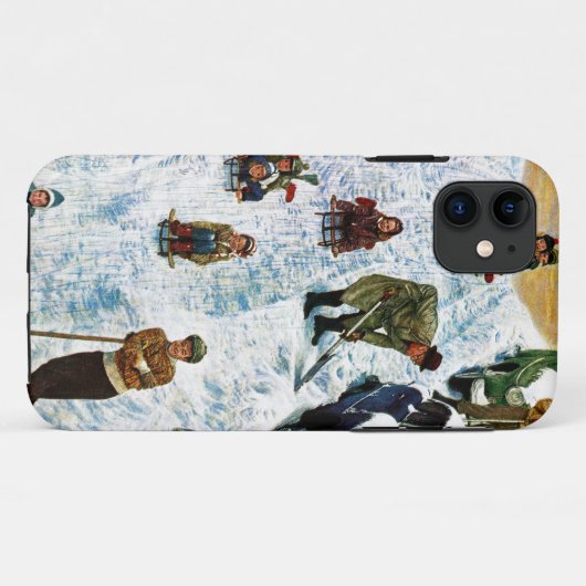 Sledding、掘ること Case-Mate iPhoneケース (裏面(横))