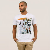 Sledding、掘ること Tシャツ (正面フル)