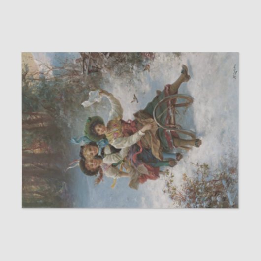 Sledding by Hans Katzka 薄葉紙 (正面)