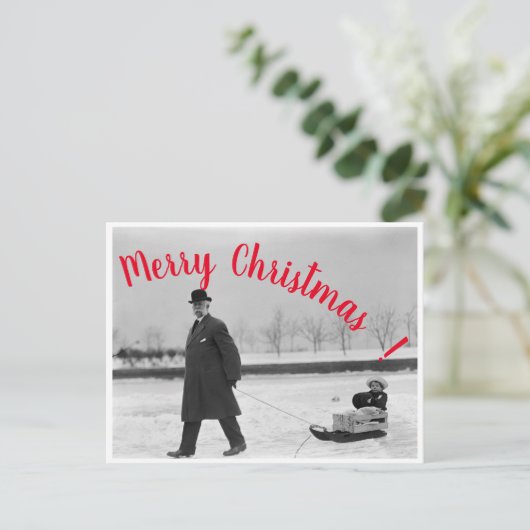 Sledding on Ice ポストカード (スタンド正面)