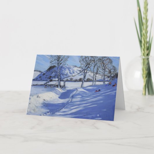 Sledgingダービーシャーのピーク地区2012年 シーズンカード (正面)