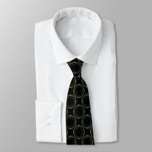 Sleek and Polished Tie, Green ネクタイ (タイ)