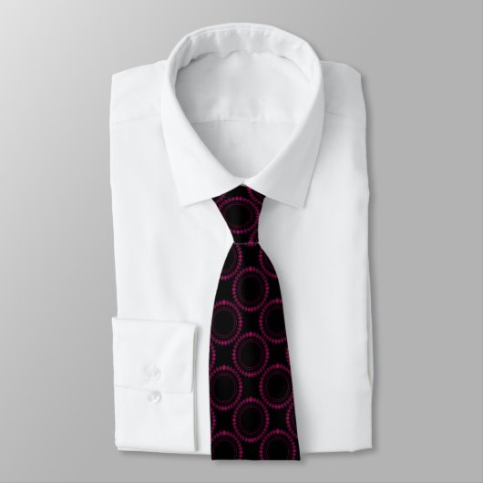 Sleek and Polished Tie, Magenta ネクタイ (タイ)