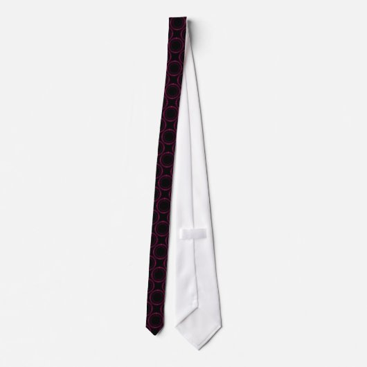 Sleek and Polished Tie, Magenta ネクタイ (裏面)
