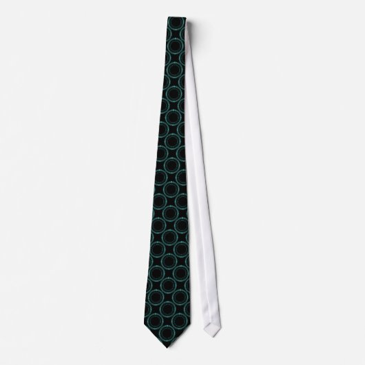Sleek and Polished Tie, Turquoise ネクタイ (正面)