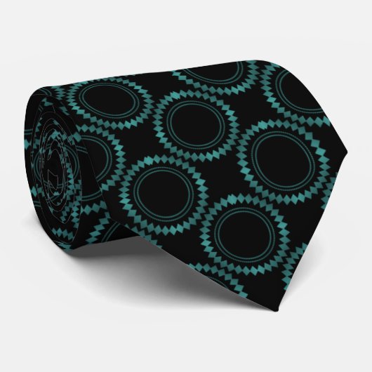 Sleek and Polished Tie, Turquoise ネクタイ (ロール)