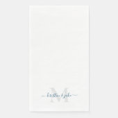 Sleek and Simple Teal Monogram Swash (正面)