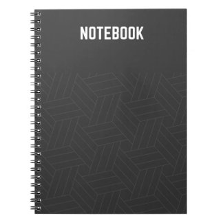 Sleek Black Elegance Spiral Notebook ノートブック