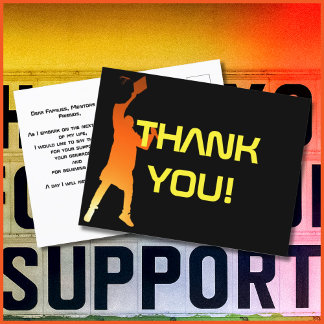 Sleek Black Modern Tech Graduation ポストカード