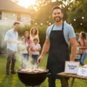 Sleek Camo Deep Black Dark Charcoal Tones Modern  エプロン