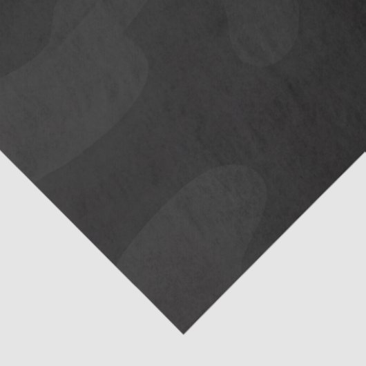 Sleek Camo Deep Black Dark Charcoal Tones Modern 薄葉紙 (詳細)