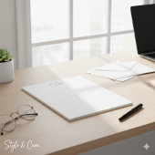 Sleek Formal Notepad Customized with Your Name ノートパッド