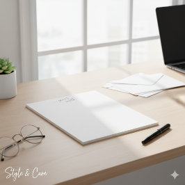 Sleek Formal Notepad Customized with Your Name ノートパッド