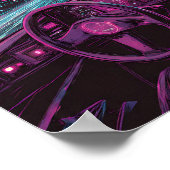 Sleek High-Tech Art: Digital Horizon Command Deck ポスター (角)