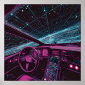 Sleek High-Tech Art: Digital Horizon Command Deck ポスター (正面)