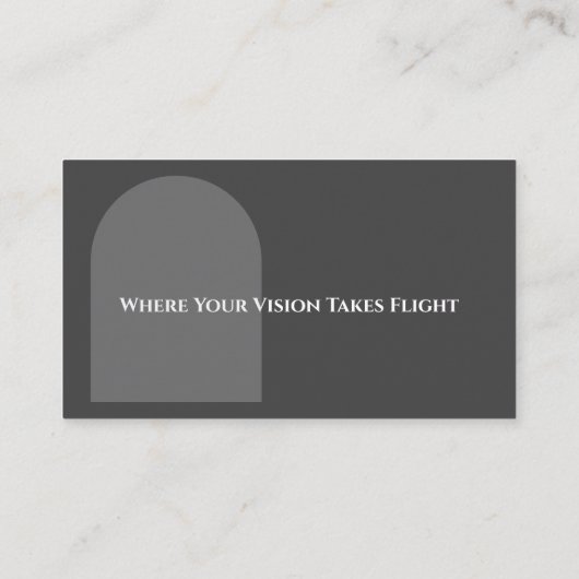 Sleek Minimalist 名刺 (裏面)