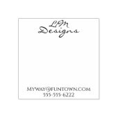 sleek minimalist Wood Art Stamp ラバースタンプ (インプリント)