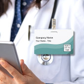 Sleek Modern Company Logo Staff Name Badges  バッジ