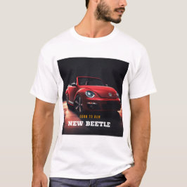 Sleek New Beetle Convertible T-Shirt Tシャツ