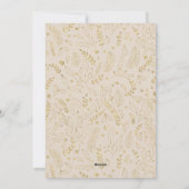 Sleek Soft Pink 5-Photo Cheerful Holiday Card シーズンカード (裏面)