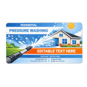 Sleek Split Residential pressure washing Design ラベル (正面)