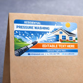 Sleek Split Residential pressure washing Design ラベル