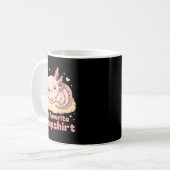 Sleeng Pajamas Axolotl Favorite Sleepshirt Women G コーヒーマグカップ (正面左)