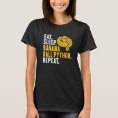 Sleep 食べ Banana Ball Python Repeat Banana Ball Py Tシャツ (正面)