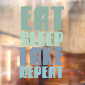 Sleep 食べ Lake Repeatことわざスクリプモダント ウィンドウサイン (シート2)