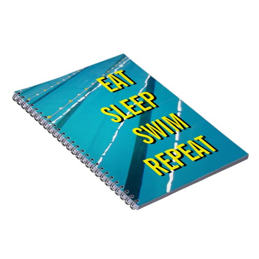 SLEEP 食べ SWIM REPEAT notebook journal ノートブック (右側)