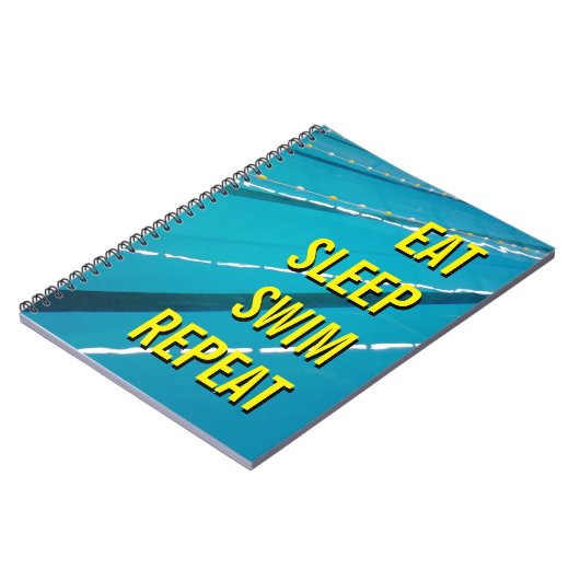 SLEEP 食べ SWIM REPEAT notebook journal ノートブック (左側)