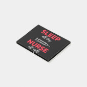 Sleep All Day Nurse All Night ポストイット (アングル)