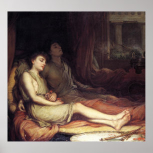 SLeEP AnD HiS HaLF-BRoTHER DeATH著、J Waterhouse著 ポスター