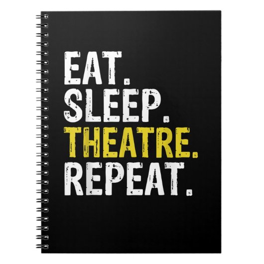 Sleep Atre食べ Repeat Actor Gift ノートブック (正面)