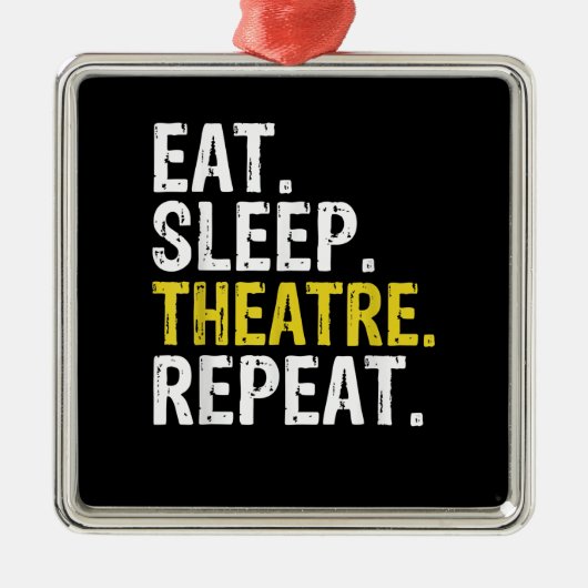 Sleep Atre食べ Repeat Actor Gift メタルオーナメント (正面)