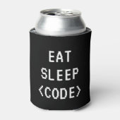 SLEEP CODEプ食べログラおもしろいミング引用文は冷却可能 缶クーラー (缶正面)
