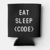 SLEEP CODEプ食べログラおもしろいミング引用文は冷却可能 缶クーラー (正面)