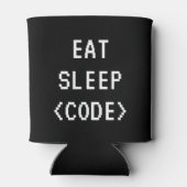 SLEEP CODEプ食べログラおもしろいミング引用文は冷却可能 缶クーラー (裏面)