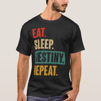 Sleep Destiny食べ Repeat Video Gamesゲームのギフトf Tシャツ